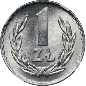 1 złoty 1971 - NGC MS66