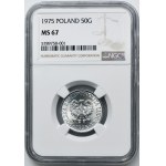 50 haléřů 1975 - NGC MS67