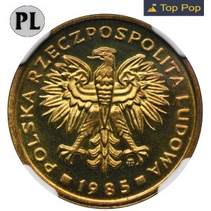 2 złote 1985 - NGC MS65 PROOF LIKE - jak lustrzanka