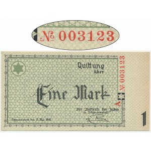 1 marka 1940 - A - 6 cyfr - niski numer