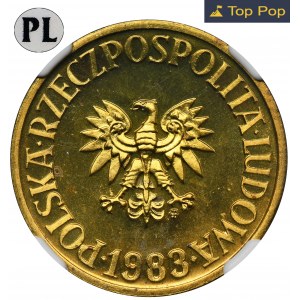 5 złotych 1983 - NGC MS65 PROOF LIKE - jak lustrzanka