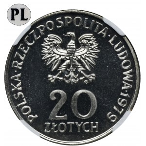 20 złotych 1979 Rok Dziecka - NGC MS66 PROOF LIKE - jak lustrzanka