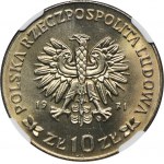 10 zlotých 1971 50. výročie Sliezskeho povstania - NGC MS67