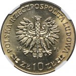 10 złotych 1971 50 rocznica Powstania Śląskiego - NGC MS67