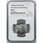 20 złotych 1978 Pierwszy Polak w kosmosie - NGC MS63 - łezka