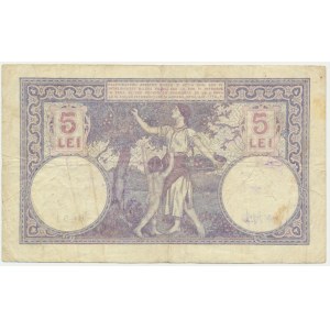 Romania, 5 Lei 1928