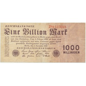 Deutschland, 1 Billion Mark 1923