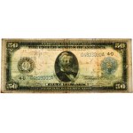 USA, Modrá pečeť, Cleveland, $50 1914 - White &amp; Mellon - NICE