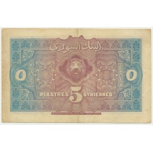 Syrien, 5 piastr 1919