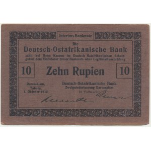 Germany, East Africa, 10 Rupees 1915