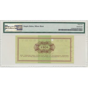 Pewex, $10 1969 - MODEL - Ef 0000000 - PMG 55