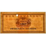 Pewex, 20 dolarów 1969 - WZÓR - Eh 0000000 - PMG 58