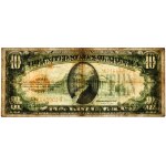 USA, Zlatý certifikát, $10 1928 - Woods &amp; Mellon -