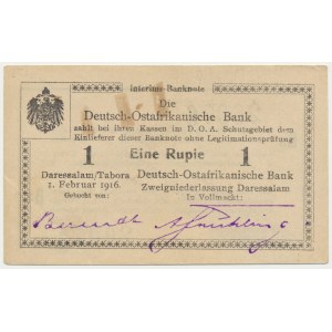 Německo, Východní Afrika, 1 rupie 1916