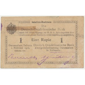 Niemcy, Afryka Wschodnia, 1 Rupia 1916