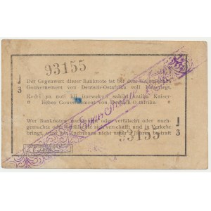 Nemecko, východná Afrika, 1 rupia 1916
