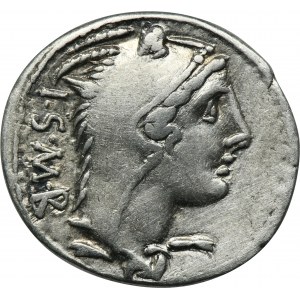 Republika Rzymska, L. Thorius Balbus, Denar