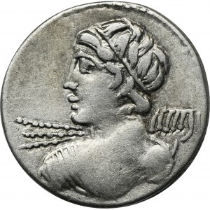 Roman Republic, Licinius Macer, Denarius