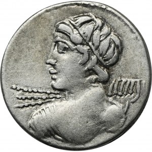 Römische Republik, Licinius Macer, Denarius
