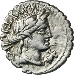 Roman Republic, C. Marius Capito, Denarius