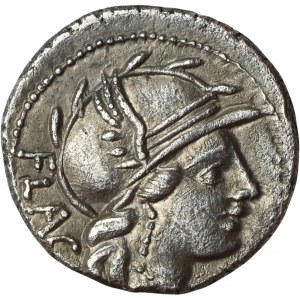 Římská republika, L. Rutilius Flaccus, denár