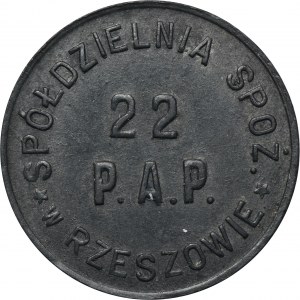 Genossenschaft des 22. Feldartillerie-Regiments, 50 groszy Rzeszów - SEHR Selten