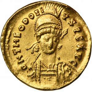 Roman Imperial, Theodosius II, Solidus - ILUSTRATED