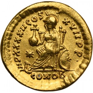 Cesarstwo Rzymskie, Teodozjusz II, Solidus - ILUSTROWANY