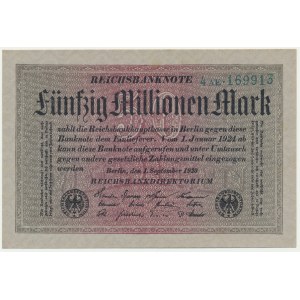 Deutschland, 50 Millionen Mark 1923