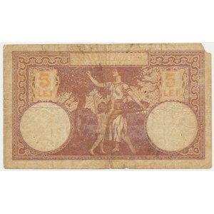 Romania, 5 Lei 1917 - Brown -