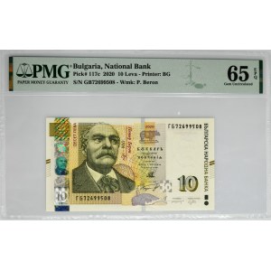 Bulgaria, 10 Leva - PMG 65 EPQ