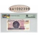 20 złotych 2012 - AA - PMG 68 EPQ