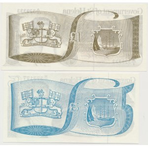 Wyspa Świętej Heleny, zestaw 1-5 funtów (1981-88)(2 szt.)