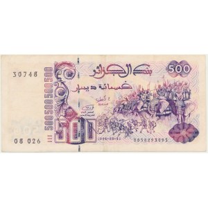 Algeria, 500 Dinars 1992