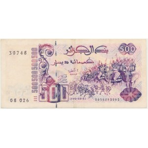 Algieria, 500 dinarów 1992
