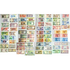 Afryka, duży zestaw banknotów afrykańskich (ok. 170 szt.)