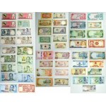Asie, velká sada bankovek (cca 140 kusů).