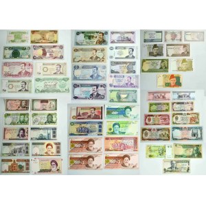 Asien, Banknotensatz (54 Stück)