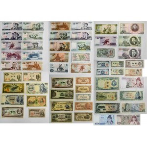 Azja, zestaw banknotów (118szt.)