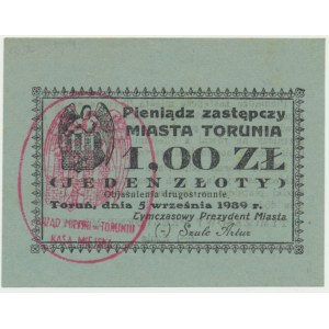 Toruń, 1 złoty 1939 - RZADKI