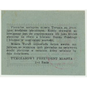 Toruň, 1 zlotý 1939 - RARE
