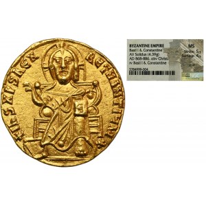 Byzantská ríša, Bazil I., Solidus