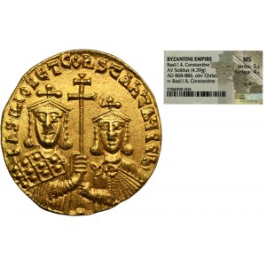 Byzantská ríša, Bazil I., Solidus