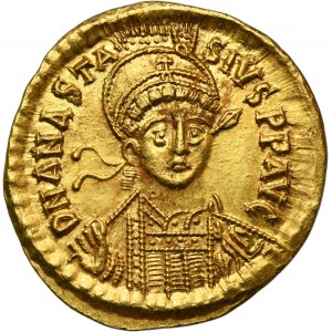 Byzantská ríša, Anastasius I., Solidus - ex. Dr. Max Blaschegg