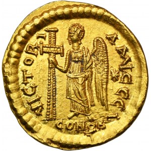 Byzantine Empire, Anastasius I, Solidus - ex. Dr. Max Blaschegg