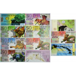 Group of mix banknotes (21 pcs.)