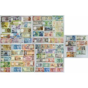 Afrika, sada bankovek (cca 80 kusů)
