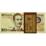 Bankovní balík, 20 zlotých 1982 - AK - (100 kusů).