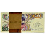 Bankový balík, 20 zlotých 1982 - AK - (100 ks).