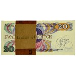 Paczka bankowa, 20 złotych 1982 - AK - (100 szt.)